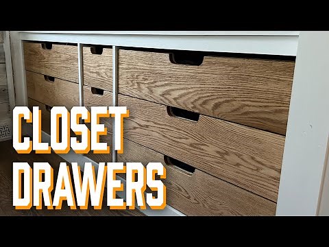 Custom Closet Drawers