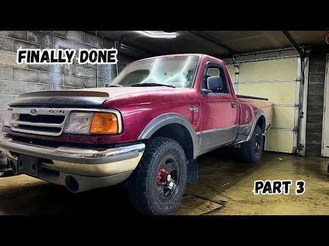 It’s Finally Finished!! 1993 Ford Ranger Is Done. Ranger Rebuild (PART 3)