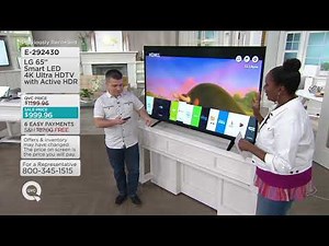 LG 65" Smart LED 4K Ultra HDTV with Active HDR on QVC