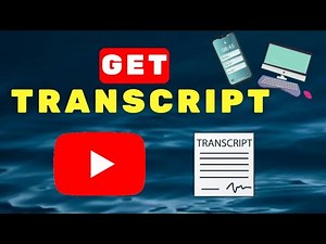 How To Get Transcript From YouTube Video (2024)
