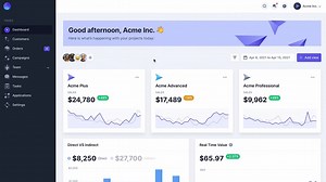I made a free dashboard template using Tailwind CSS and React