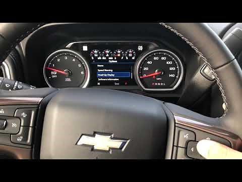 How To Adjust Your Heads Up Display On Your 2019 Silverado