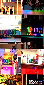 3.8K views · 40 reactions | Normal Clock vs P5/P10 DIGITAL CLOCK || Whatsapp 7004336791 #DIGITAL_CLOCK #p10_clock | Koshi electronics | Facebook