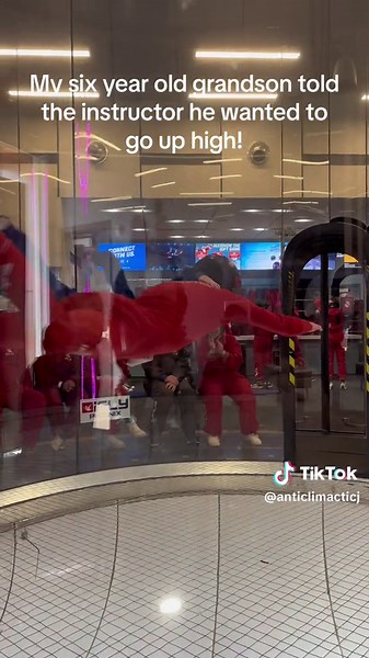 Exciting Indoor Skydiving Experience for a Fearless Child