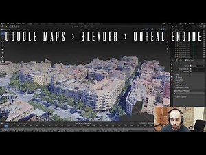 Exportar Modelos y texturas de Google Maps a Blender y Unreal Engine 4
