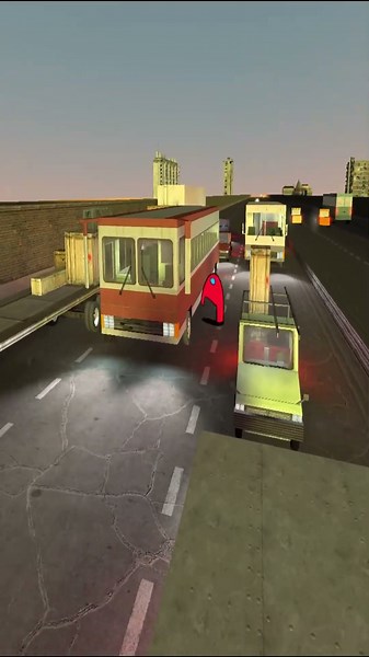 Scary Among Us chase on Sunset Road Nextbot Gmod