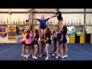 Level 4 Cheerleading Pyramid