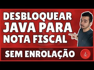 Como Desbloquear o Java Para Emissor de Nota Fiscal Eletrônica