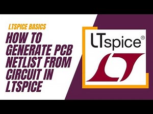 How to generate netlist from circuit in LTspice | Selecting netlist for various PCB tools in LTspice