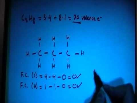 Propane C3H8 Lewis Dot Structure