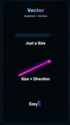 Magnitude vs. Direction: The EASIEST Way to Understand Vectors in Physics! #easyx #code #maths