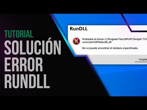 ❌SOLUCIÓN - MENSAJE DE ERROR RUNDLL FÁCIL Y RÁPIDO