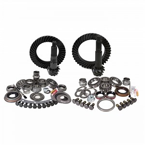 Yukon Gear & Axle  Front & Rear Ring and Pinion with Master Install kits for Jeep Wrangler TJ with Dana 30 Front / Dana 44 Rear