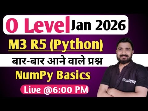 O Level M3 R5 Important Questions | Python marathon for O Level | m3 r5 o level