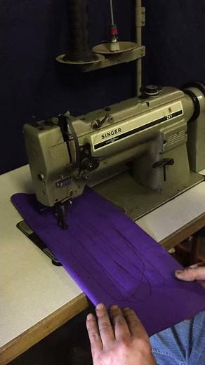 Singer 211 Single Needle Walking Foot Needle Feed Industrial Sewing Machine