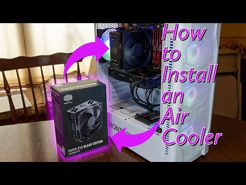 Installing a HYPER 212 BLACK EDITION Air Cooler in a PC (Tutorial)