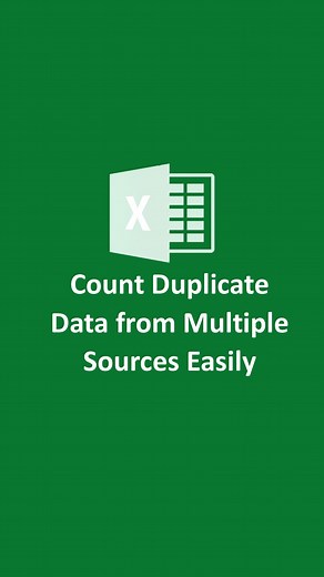 📊 Excel Trick: Count Duplicate Data from Multiple Sources Easily! 🔢 Description: Learn how to count the number of identical data entries received from different sources using SUMPRODUCT and COUNTIF functions in Excel. Simplify your data analysis with this quick and efficient trick! Perfect for professionals and students alike. Watch now and level up your Excel skills! 🔥 #ExcelTips #DataAnalysis #SumProduct #CountIF #Excel #ExcelTips #DataAnalysis #SumProduct #CountIF #ExcelFunctions #LearnExc