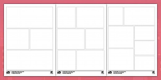 Simple Comic Strip Template