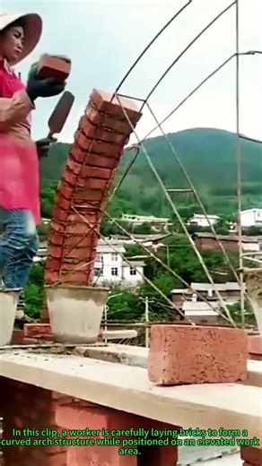Brick Arch Construction: Hand-Laying Bricks for Curved Load-Bearing Structures