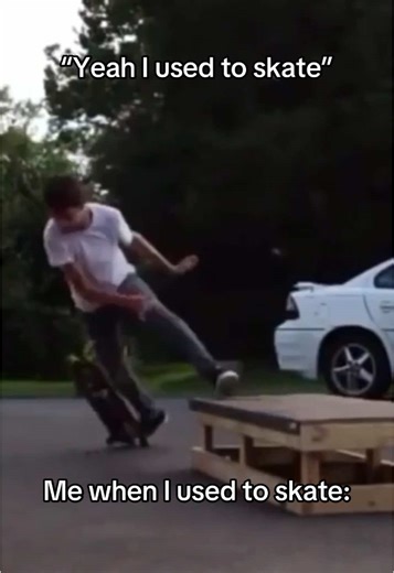 Yeah I used to skate… #skate #skateboard #skateboarding
