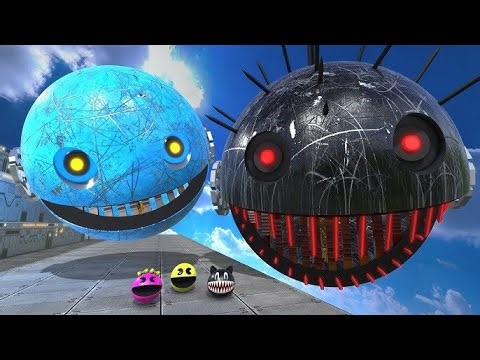 ROBOT PACMAN VS CARTOON CAT VS SCARY PACMAN VS MSPACMAN BEST COLLECTION x354