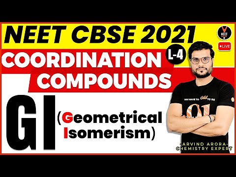 Coordination Compounds Class 12 L-4 | NEET 2021 Preparation | NEET Chemistry | Arvind Arora