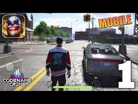 Codename Crime Gameplay Walkthrough Part 1 (iOS, Android) Vice Open World