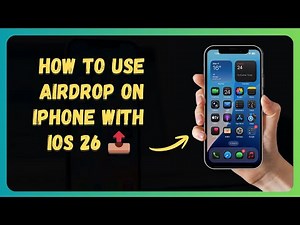 How to Use AirDrop on iPhone with iOS 26 📤 (step-by-step for beginners)