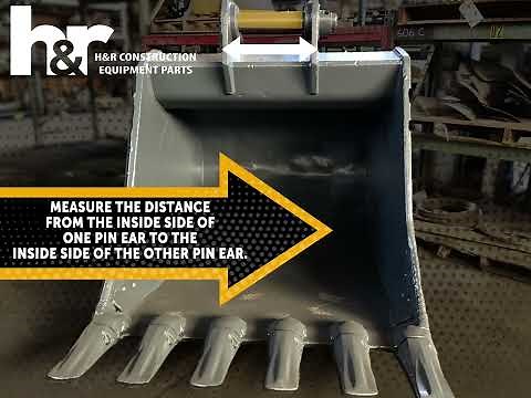 Excavator Bucket Measuring Guide