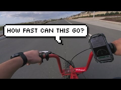 Top speed of a Stage 3 Mini bike 212cc Predator Engine