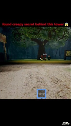 Found creepy secret behind forest of TOWER OF DIVA 😱 (‪@Roblox‬) #robloxshorts