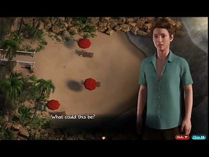 treasure of nadia (finding chest key on beach)