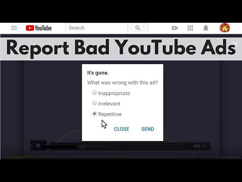 Report and remove bad YouTube ads