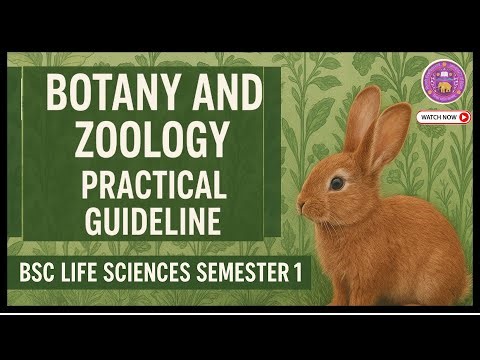 Botany & Zoology Practical Guideline | BSc Life Sciences Semester 1 | Must Watch for Practicals