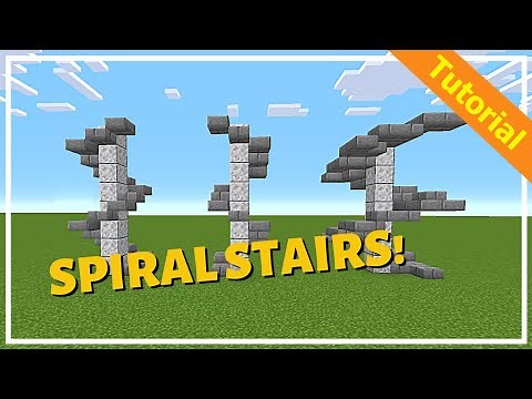 Quick and Easy Spiral Stairs in Minecraft - Tutorial