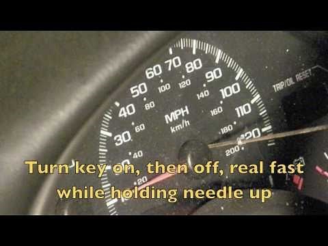 Camaro Speedometer Reset