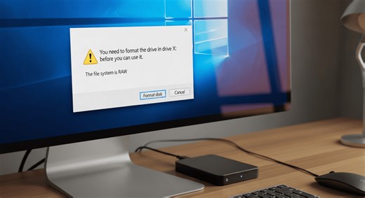 How to Recover Data from a RAW Drive Without Formatting