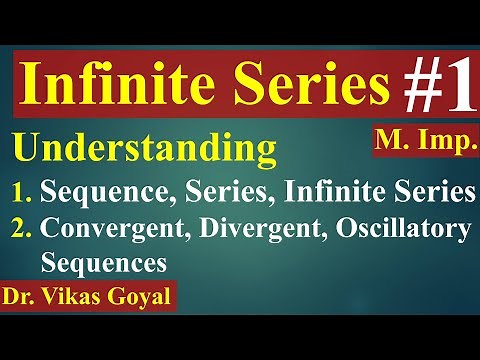 Infinite Series #1 | Sequence and Series Engineering Mathematics