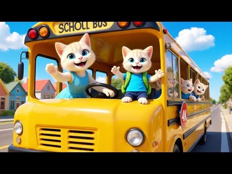 Wheels on the Bus | Nursery Rhymes for Kids | Baby Songs | Cute Cartoon Animation