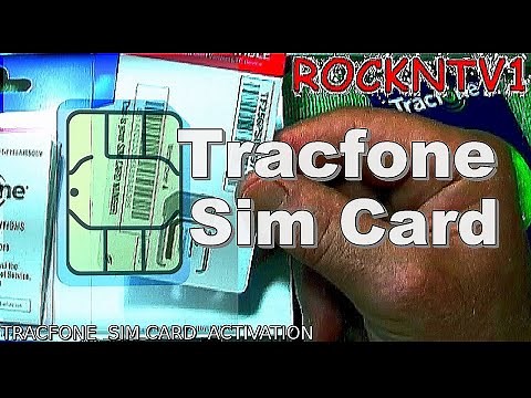 TRACFONE (SIM CARD) Install PRE ACTIVATION