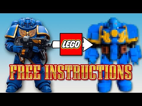 How To: The ULTIMATE Lego Warhammer Space Marine (Free Instructions + Building Advice)