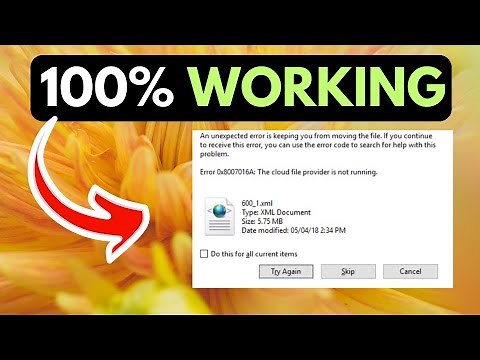 Error 0x8007016A The Cloud File Provider Is Not Running on OneDrive FIXED