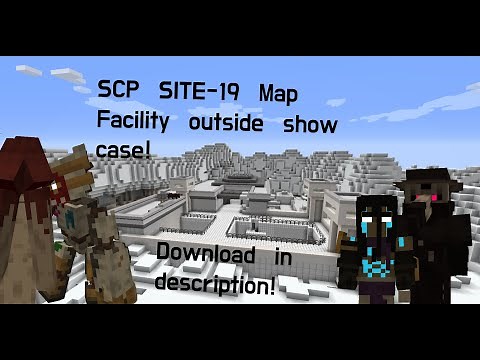 SCP site 19 Minecraft map showcase! (Download!)