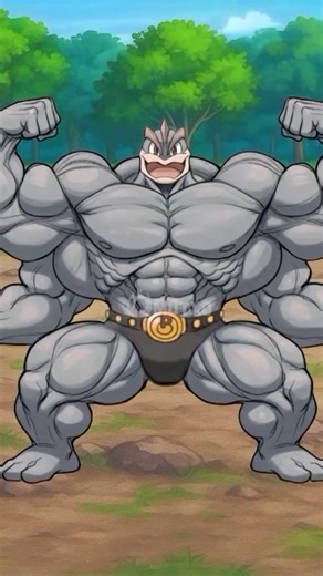 Machoke Muscle Growth in Pokemon #machoke #pokemon #pokemongo
