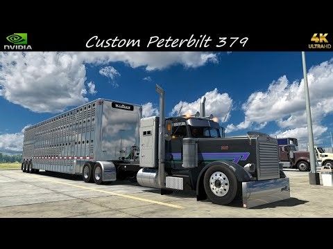*Custom Peterbilt 379* Pigs Hauled Clinton to Enid *JBX2 Graphics/TAA Combo* ATS PC 4K 1.55