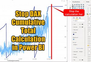 Stop DAX Cumulative Total Calculation in Power BI