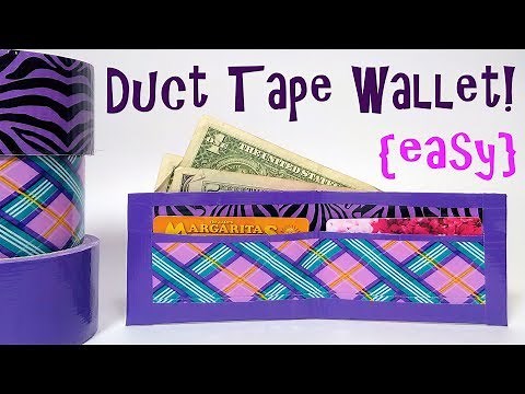 EASY Duct Tape Wallet Tutorial!
