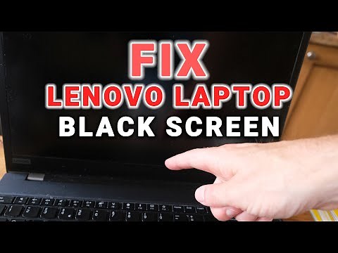 How to FIX Lenovo Laptop Black Screen | Fixes ~50% of Problems