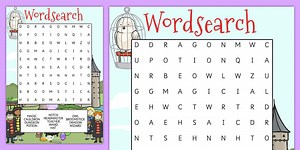 Wizard School Word Search