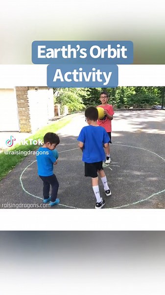 Earth Orbit Activity for Kids Ages 2